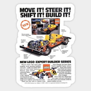 Move it Steer it Shift it Build it Sticker